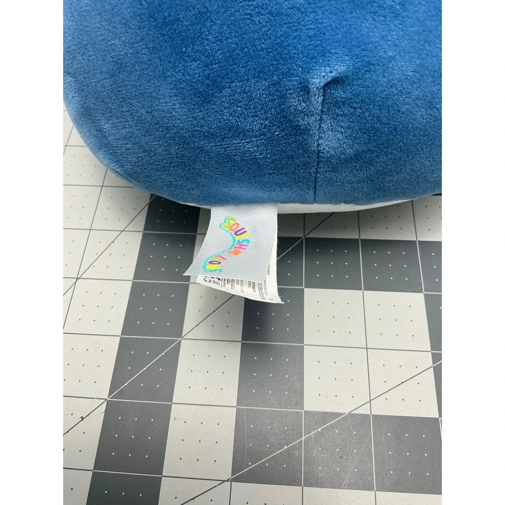 Squishmallows Babs the Blue Jay 8 Inch Valentine Plush with Pink Heart Blue Bird